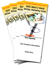 2010 Wierd & Wacky Holiday Marketing Guide Quarterly Booklets