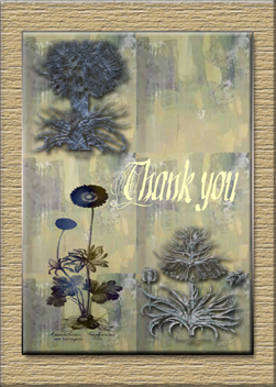 Earthly Thanks custom card cover