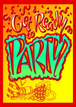 Let's Party card cover